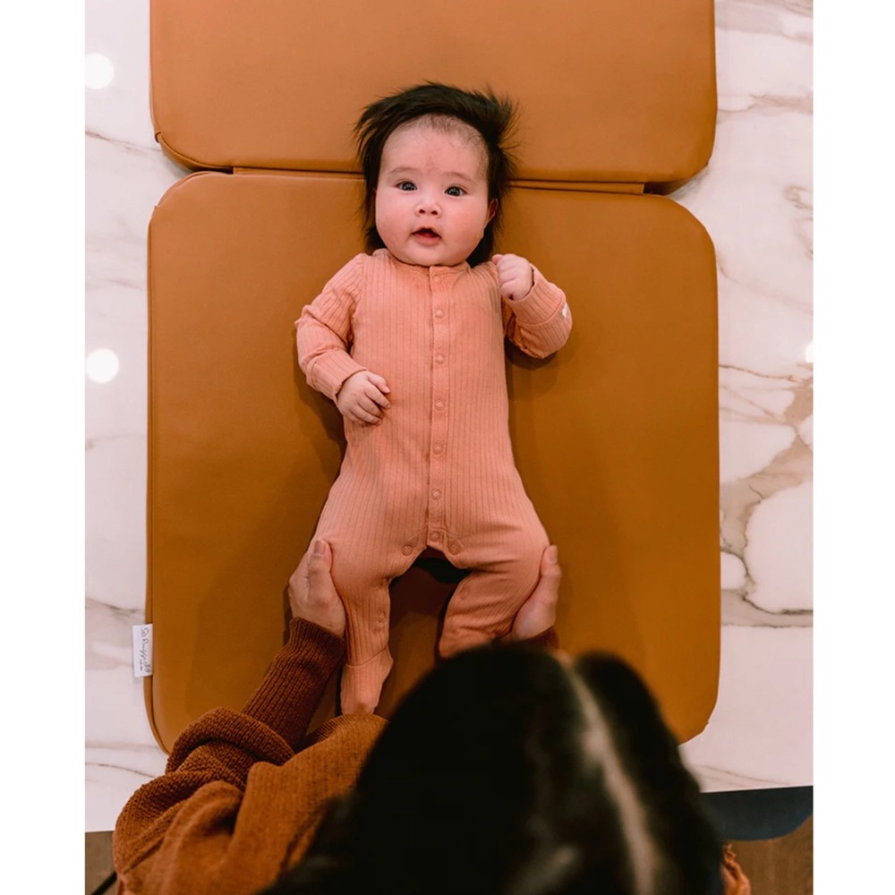 New Ruggish Tan Camel Vegan Leather Folding Play Pad - Picture 2 of 5